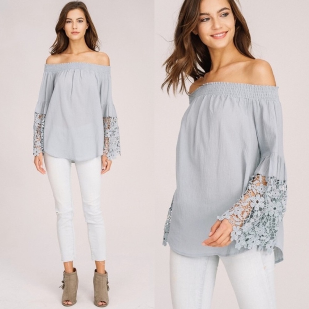 *NEW!* Off the Shoulder Top - Picture 2 of 3